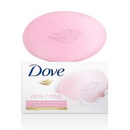 صابون داو آبی Dove pink با عصاره گل رز مقدار 135 گرم