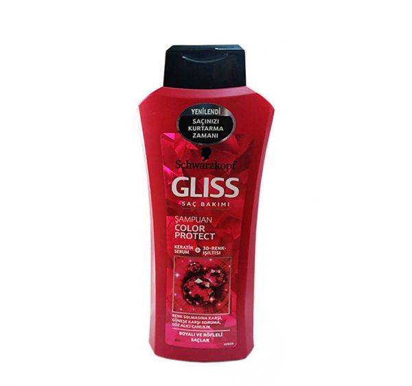 شامپو گلیس قرمز موهای رنگ شده مدل COLOR PROTECT