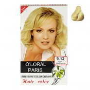 9-12 light silver blonde خرید و قیمت و مشخصات رنگ مو اولورال پاریس O’LORAL PARIS بلوند طلایی روشن شماره 9.12