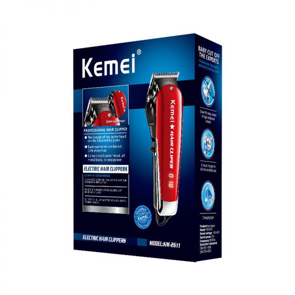 خرید و قیمت و مشخصات ماشین اصلاح حرفه ای کیمی مدل Kemei KM- 2611 در فروشگاه اینترنتی زیبا مد