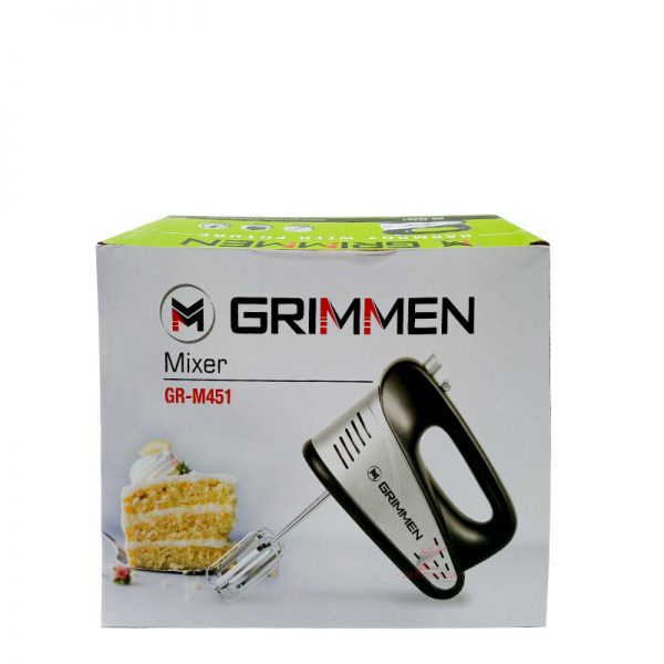 خرید و قیمت و مشخصات همزن برقی گریمن مدل GRIMMAN GR-M451 در فروشگاه اینترنتی زیبا مد