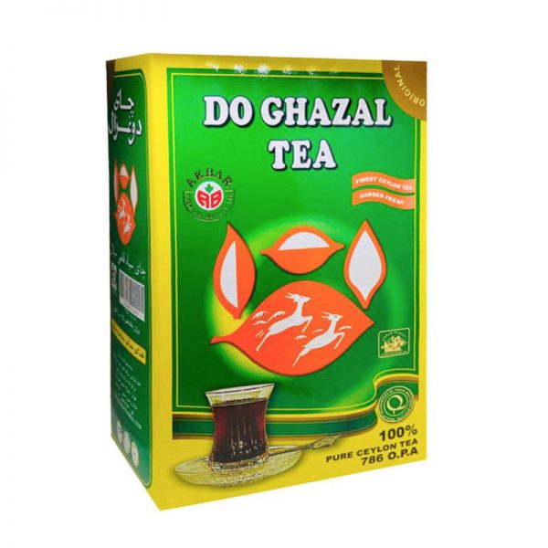خرید و قیمت و مشخصات چای سیاه قلمی 100 درصد خالص سیلان 450 گرمی دوغزال در فروشگاه اینترنتی زیبا مد
