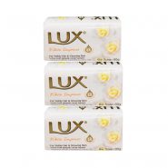 خرید و قیمت و مشخصات صابون لوکس LUX رایحه گل سفید بسته 6 عددی در فروشگاه زیبا مد