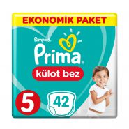 خرید و قیمت و مشخصات پوشک بچه پریما پمپرز شورتی سایز 5 بسته 42 عددی ترکیه اصلی و قیمت مناسب در فروشگاه اینترنتی زیبا مد