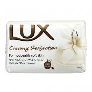 خرید و قیمت و مشخصات صابون کرم دار لوکس LUX رایحه گل های سفید وزن 170 گرم بسته 6 عددی در فروشگاه اینترنتی زیبا مد