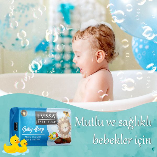 خرید و قیمت و مشخصات صابون بچه اویسا EVISSA بسته 6 عددی رنگ آبی در فروشگاه اینترنتی زیبا مد