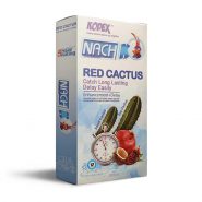خرید و قیمت و مشخصات کاندوم ناچ کدکس NACH KODEX مدل RED CACTUS بسته 12 عددی در زیبا مد