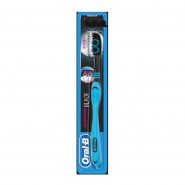 خرید و قیمت و مشخصات مسواک OralB مدل ALLROUNDER BLACK با برس متوسط MEDIUM آبی در فروشگاه اینترنتی زیبا مد