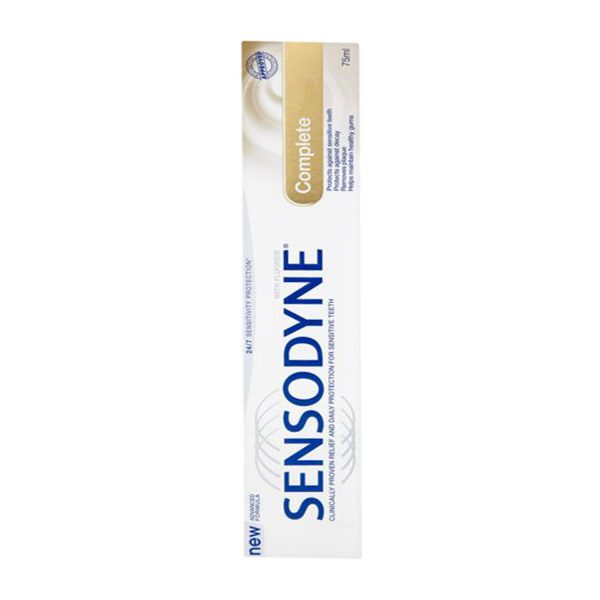 خرید و قیمت و مشخصات خمیر دندان محافظ کامل سنسوداین SENSODYNE مدل Complet در فروشگاه زیبا مد