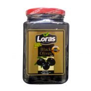 خرید و قیمت و مشخصات زیتون سیاه لوراس Loras وزن 900 گرم در فروشگاه زیبا مد
