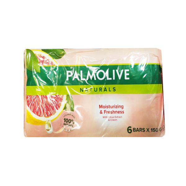 خرید و قیمت و مشخصات صابون پالمولیو PALMOLIVE حاوی عصاره پرتقال خونی بسته ۶ عددی در فروشگاه زیبا مد