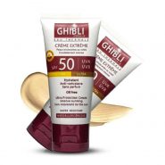 خرید و قیمت و مشخصات ضد آفتاب جیبلی GHIBLI حاوی کرم پودر با SPF 50 در فروشگاه زیبا مد