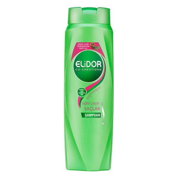 خرید و قیمت و مشخصات شامپو الیدور ELiDOR سبز مخصوص رشد و تقویت مو حجم 550 میلی لیتر در فروشگاه زیبا مد