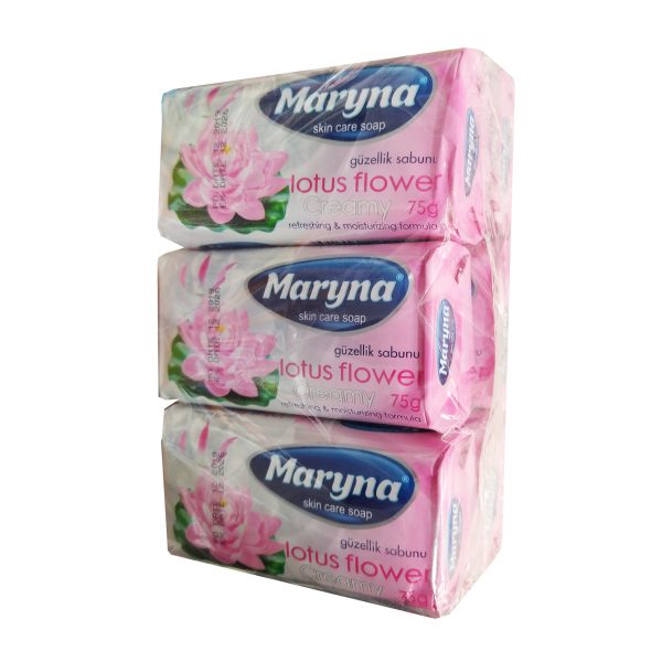 خرید و قیمت و مشخصات صابون حمام ماریانا Maryana رایحه لاله مردابی بسته 6 عددی (75 گرمی) در فروشگاه زیبا مد