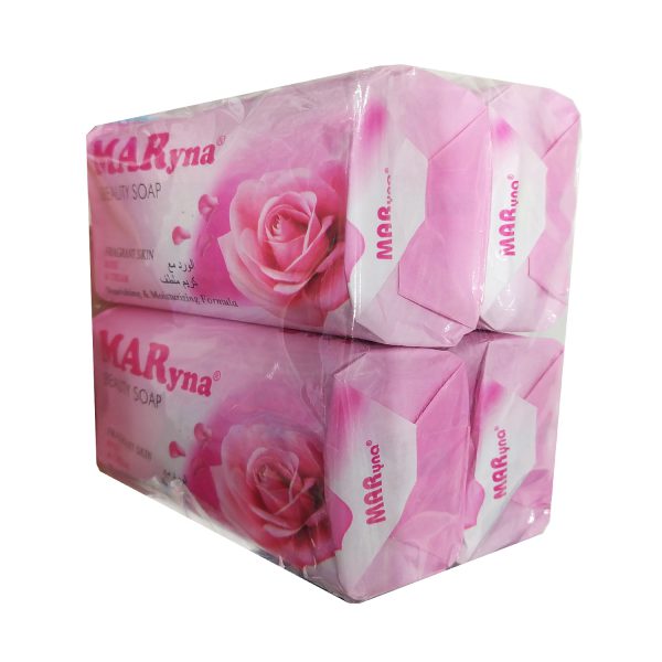 خرید و قیمت و مشخصات صابون حمام ماریانا Maryana رایحه گل رز بسته 4 عددی در فروشگاه زیبا مد