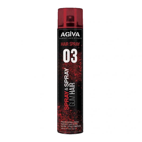 خرید و قیمت و مشخصات اسپری حالت دهنده و براق کننده مو آگیوا AGIVA شماره 3 در فروشگاه زیبا مد