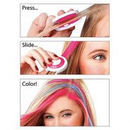 خرید و قیمت و مشخصات رنگ موی گچی hot huez دارای 4 رنگ (فوری،استفاده راحت) در فروشگاه زیبا مد