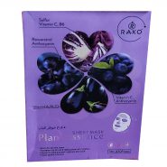 ماسک ورقه ای Rako مدل اسنس گیاهی 4 حجم 30 گرمی (بسته 10 عددی)