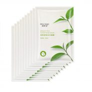ماسک ورقه ای بیسوتانگ bisutang مدل چای سبز حجم 25 گرمی (بسته 10 عددی)