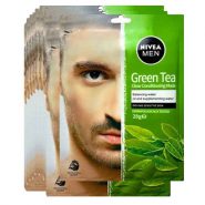 ماسک ورقه ای آب رسان نیوآ من مدل چای سبز 28 گرمی (10 عددی)