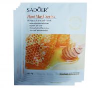 ماسک ورقه ای SADOER مدل عسل حجم 25 گرمی (بسته 10 عددی )