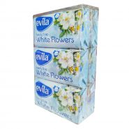 خرید و قیمت و مشخصات صابون اویلا evila رایحه گل های سفید وزن 60 گرم بسته 6 عددی در زیبا مد