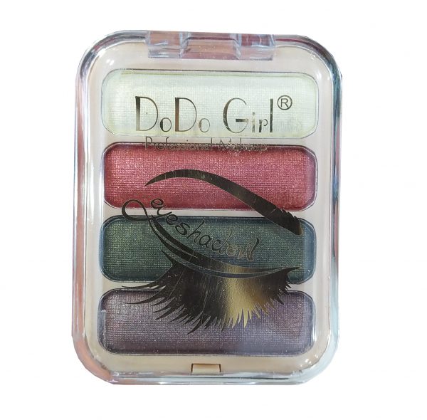 خرید و قیمت و مشخصات پالت 4 رنگ هایلایتر دودو گرل DoDo Girl شماره 02 در زیبا مد