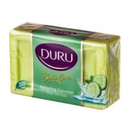 خرید و قیمت و مشخصات صابون حمام دورو DURU عصاره خیار بسته 4 عددی در زیبا مد