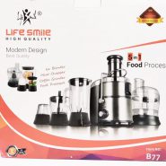 خرید و قیمت و مشخصات آبمیوه گیری 5 کاره لایف اسمایل LiFe smile مدل B77 در زیبا مد