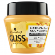 خرید و قیمت و مشخصات ماسک موی تغذیه کننده گلیس GLISS مدل Maschera 2-in-1 Olio Nutriente در زیبا مد