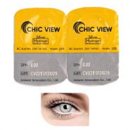 خرید و قیمت و مشخصات لنز چشم چیک ویو CHIC VIEW مدل ICE 113 رنگ طوسی در زیبا مد