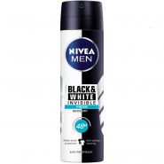 خرید و قیمت و مشخصات اسپری ضد تعریق مردانه NIVEA مدل Black & White fresh در زیبا مد