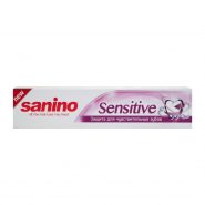 خرید و قیمت و مشخصات خمیر دندان سانینو sanino مدل sensitive حجم 100 میل در زیبا مد