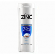 خرید و قیمت و مشخصات شامپو فوق تمیز کننده مو زینک ZINC مدل Clean Active حجم 340 میلی لیتر در زیبا مد