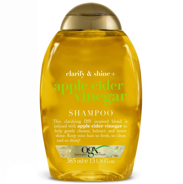 خرید و قیمت و مشخصات شامپو درخشان کننده مو بدون سولفات OGX حاوی سرکه سیب در زیبا مد