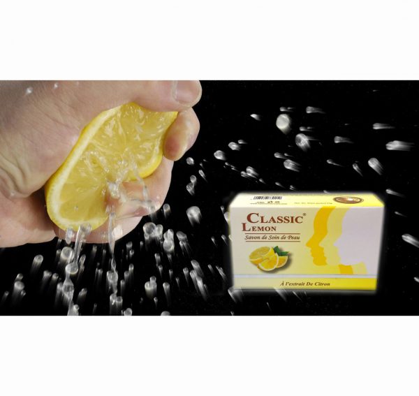 خرید و قیمت و مشخصات صابون کلاسیک وایت لایه بردار classic white عصاره لیمو در زیبا مد