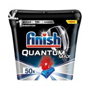 خرید و قیمت و مشخصات قرص ماشین ظرفشویی فینیش finish مدل کوانتوم مکس بسته 50 عددی در زیبا مد