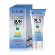 خرید و قیمت و مشخصات ضد آفتاب دکتر راشل بدون کرم پودر SUN CREAM با SPF 50 در زیبا مد