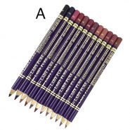 خرید و قیمت و مشخصات پک 12 عددی خط لب مدادی لیدی پیور LADY PURE سری A در زیبا مد