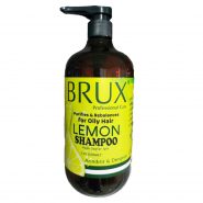خرید و قیمت و مشخصات شامپو بروکس BRUX عصاره لیمو مخصوص موهای چرب ظرفیت ۱۰۰۰ میلی لیتر در زیبا مد
