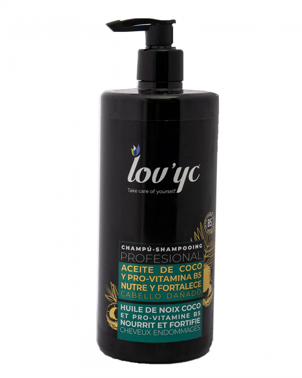 خرید و قیمت و مشخصات شامپو لاویک Lovyc حاوی روغن نارگیل و ویتامین B5 مخصوص موهای ضعیف و آسیب‌دیده در زیبا مد