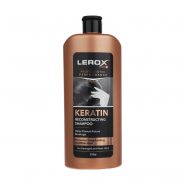 خرید و قیمت و مشخصات شامپو کراتینه مو لروکس LEROX مدل Keratin وزن 550 گرم در زیبا مد