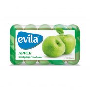خرید و قیمت و مشخصات صابون اویلا evila رایحه سیب وزن 55 گرم بسته 5 عددی در زیبا مد