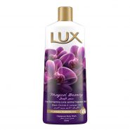 خرید و قیمت و مشخصات شامپو بدن لوکس LUX رایحه گل ارکیده بنفش حجم 500 میلی لیتر در زیبا مد