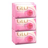 خرید و قیمت و مشخصات صابون GLO با رایحه گل رز بسته 6 عددی در زیبا مد