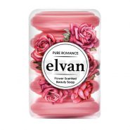 خرید و قیمت و مشخصات صابون کوچک الوان Elvan مدل Pure Romance بسته 5 عددی (50 گرمی) در زیبا مد
