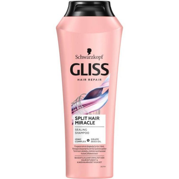 خرید و قیمت و مشخصات شامپو موهای خشک و ضد موخوره گلیس Gliss مدل Split Hair Miracle در زیبا مد