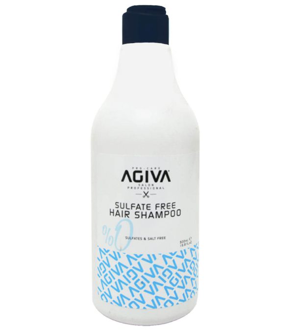 خرید و قیمت و مشخصات شامپو بدون سولفات 0% آگیوا AGIVA مناسب موهای کراتین شده حجم1000 میلی لیتر در زیبا مد