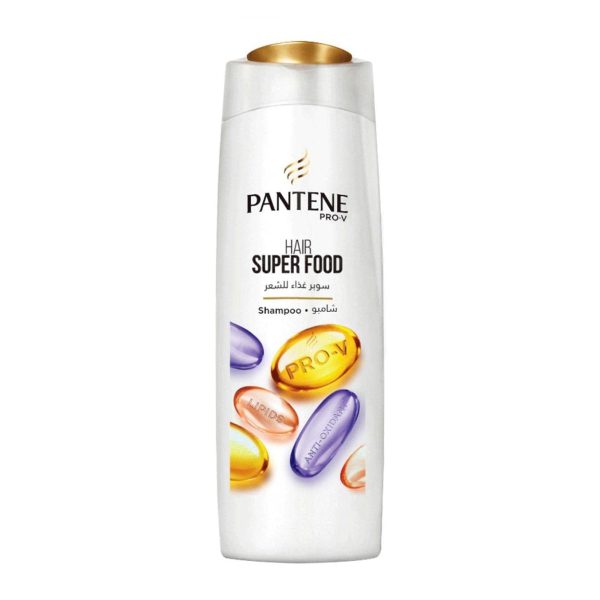 خرید و قیمت و مشخصات شامپو سوپر فود پنتن PANTENE تقویت کننده مو با ترکیبی از پرو ویتامین ها و آنتی اکسید ان ها 400 میل در زیبا مد