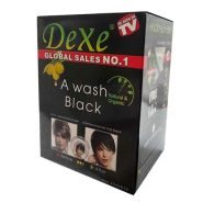 خرید و قیمت و مشخصات پک 10 عددی شامپو رنگ مو دکسی Dexe مشکی Black Hair Shampoo در زیبا مد